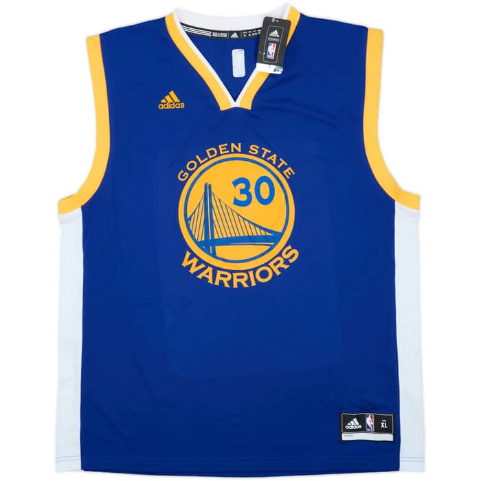 2014-17 Golden State Warriors Curry #30 adidas Away Jersey (XL)