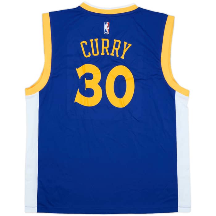 2014-17 Golden State Warriors Curry #30 adidas Away Jersey (XL)