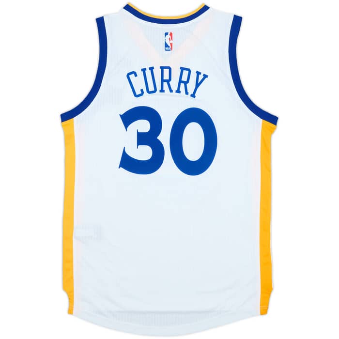 2014-17 Golden State Warriors Curry #30 adidas Swingman Home Jersey (S)