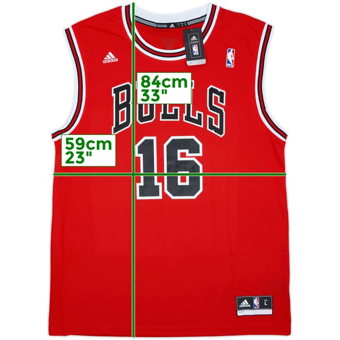 2014 Chicago Bulls Gasol #16 adidas Away Jersey (L)