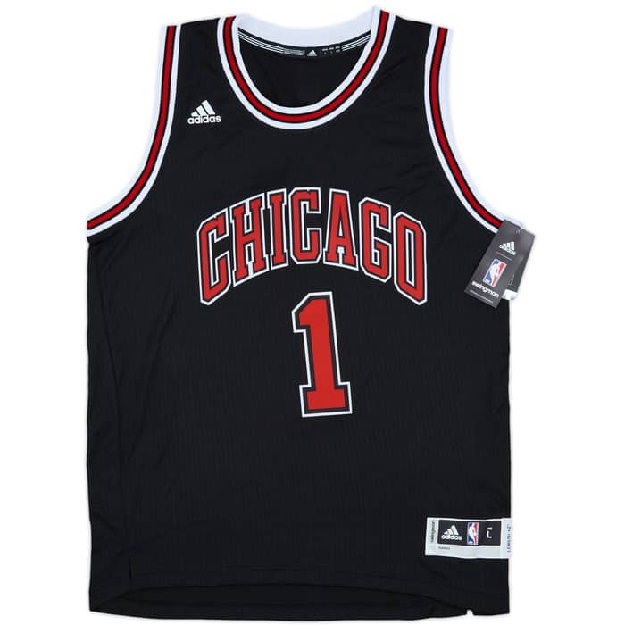 2015-16 Chicago Bulls Rose #1 adidas Swingman Alternate Jersey (L)