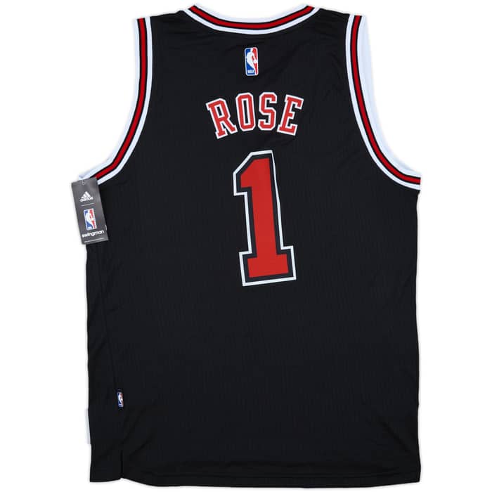 2015-16 Chicago Bulls Rose #1 adidas Swingman Alternate Jersey (L)