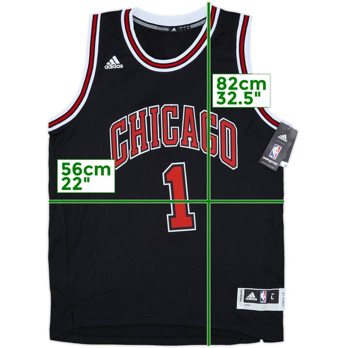 2015-16 Chicago Bulls Rose #1 adidas Swingman Alternate Jersey (L)