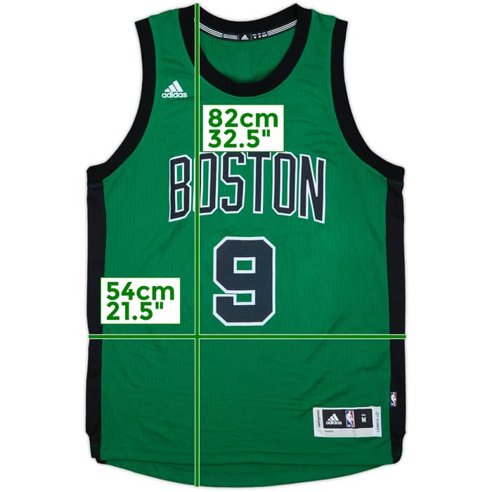 2014 Boston Celtics Rondo #9 adidas Swingman Alternate Jersey (M)