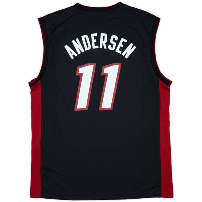 2013-14 Miami Heat Andersen #11 adidas Away Jersey (L)