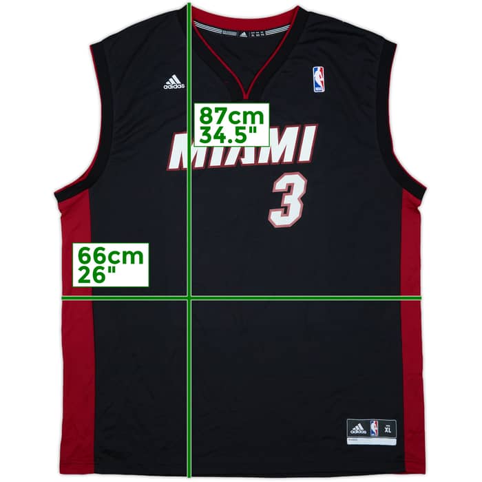 2012-14 Miami Heat Wade #3 adidas Away Jersey (XL)