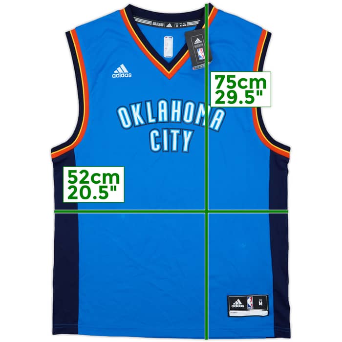 2014-17 Oklahoma City Thunder adidas Away Jersey (M)