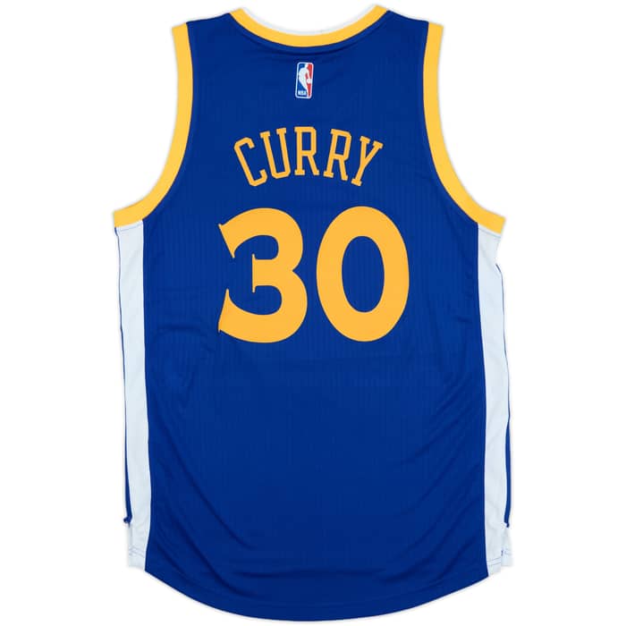2014-17 Golden State Warriors Curry #30 adidas Swingman Away Jersey - 9/10 - (S)