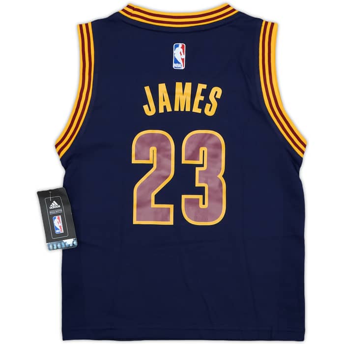 2014-17 Cleveland Cavaliers James #23 adidas Alternate Jersey (M.Boys)