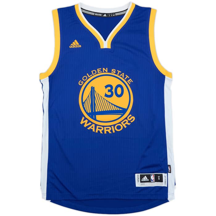 2014-17 Golden State Warriors Curry #30 adidas Swingman Away Jersey (S)