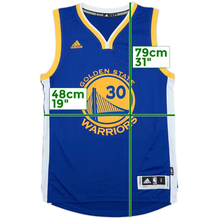 2014-17 Golden State Warriors Curry #30 adidas Swingman Away Jersey (S)