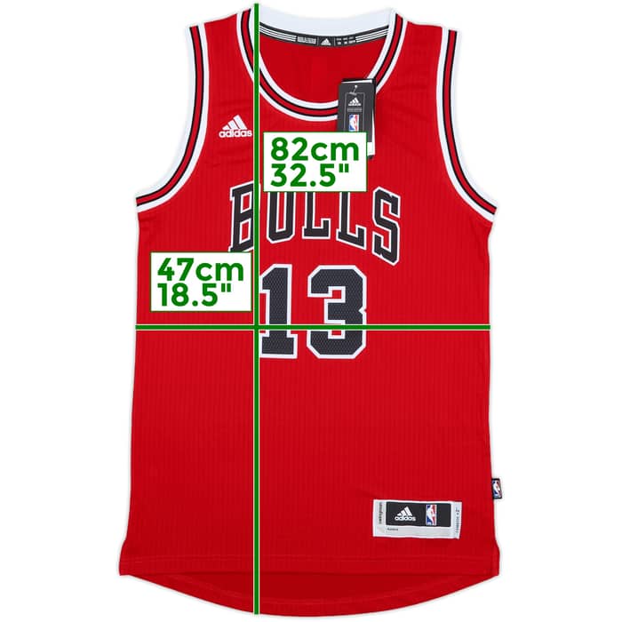 2014-16 Chicago Bulls Noah #13 adidas Swingman Away Jersey (XS)