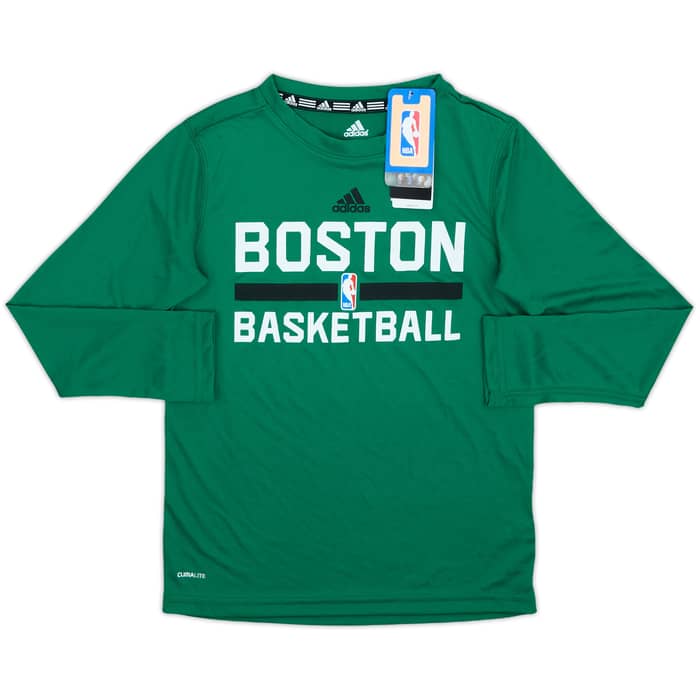 2013-14 Boston Celtics adidas L/S Training Tee (S.Boys)