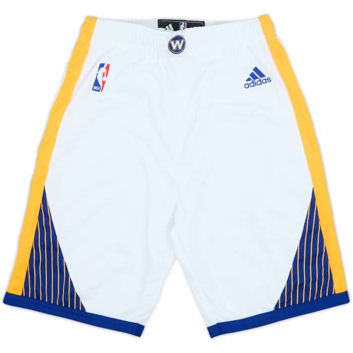 2014-17 Golden State Warriors adidas Swingman Home Shorts - 10/10 - (M.Boys)