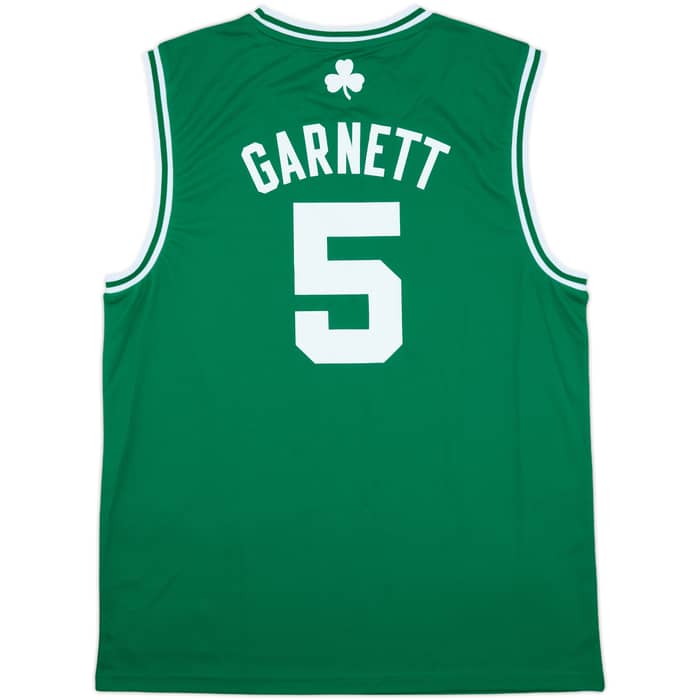 2010-13 Boston Celtics Garnett #5 adidas Away Jersey (L)