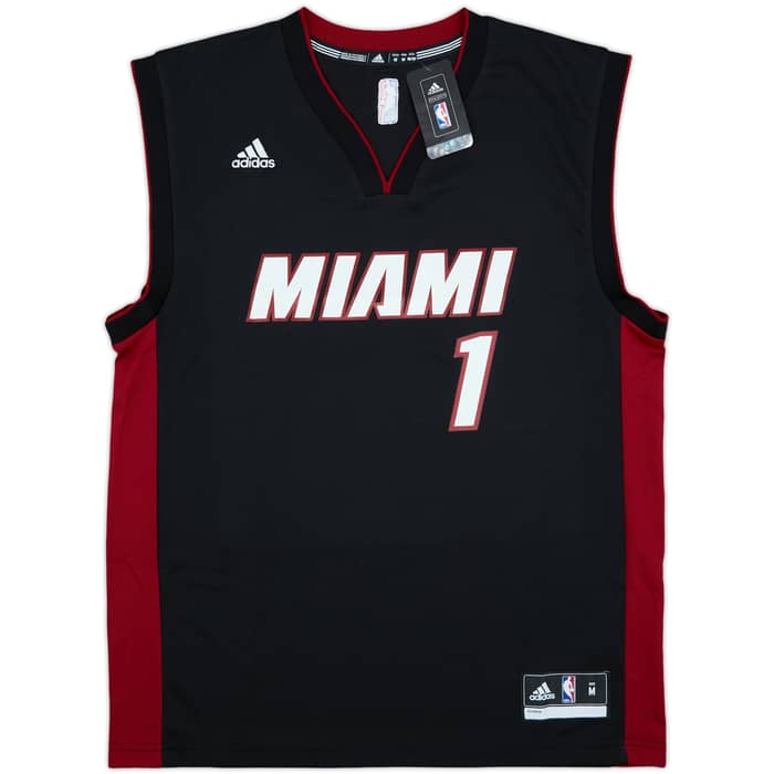 2014-17 Miami Heat Bosh #1 adidas Away Jersey (M)