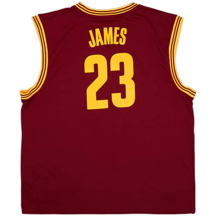 2014 Cleveland Cavaliers James #23 adidas Away Jersey (XL)