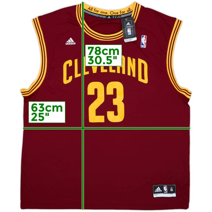 2014 Cleveland Cavaliers James #23 adidas Away Jersey (XL)