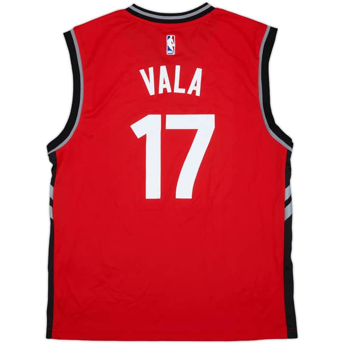 2015-17 Toronto Raptors Vala #17 adidas Away Jersey (L)