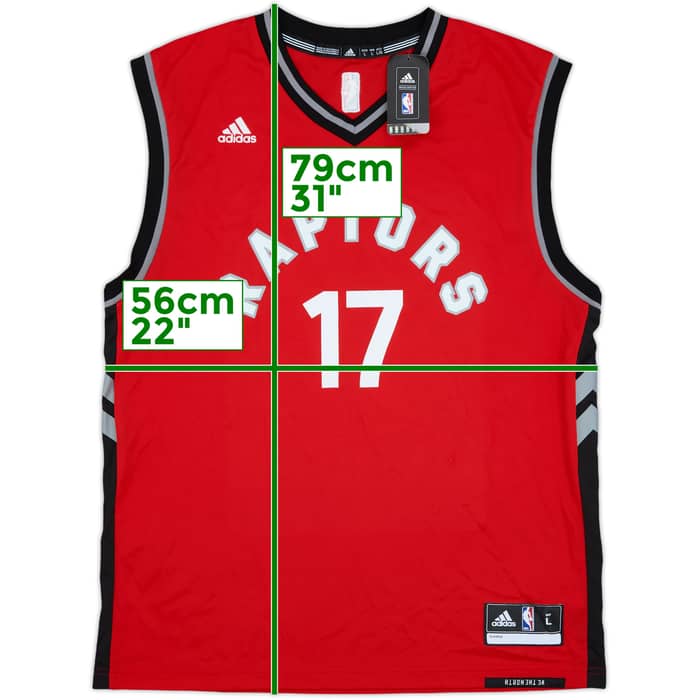 2015-17 Toronto Raptors Vala #17 adidas Away Jersey (L)