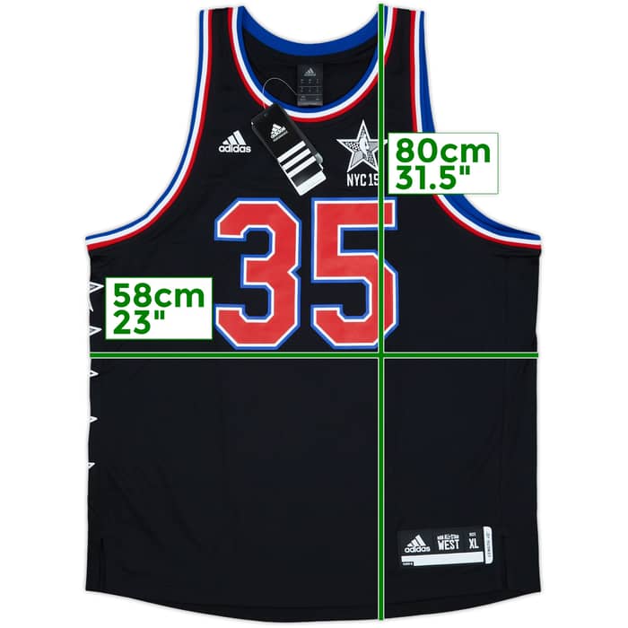 2015 NBA All-Star Team West Durant #35 adidas Jersey (XL)