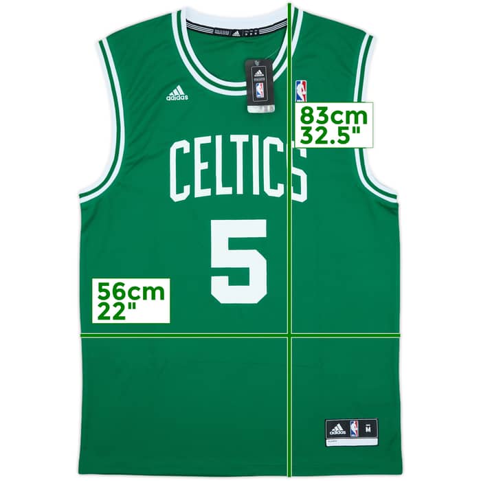 2010-13 Boston Celtics Garnett #5 adidas Away Jersey (M)