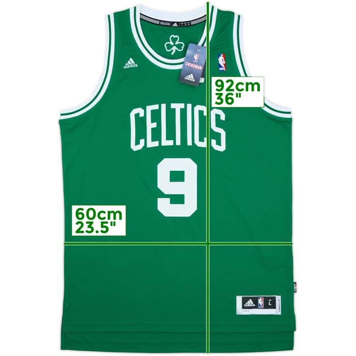 2010-14 Boston Celtics Rondo #9 adidas Swingman Away Jersey (L)