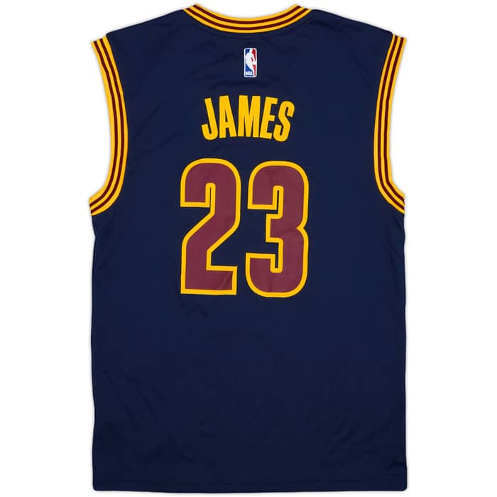 2014-17 Cleveland Cavaliers James #23 adidas Alternate Jersey (S)