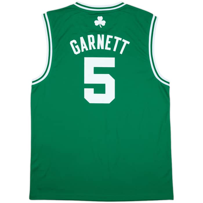 2010-13 Boston Celtics Garnett #5 adidas Away Jersey (L)