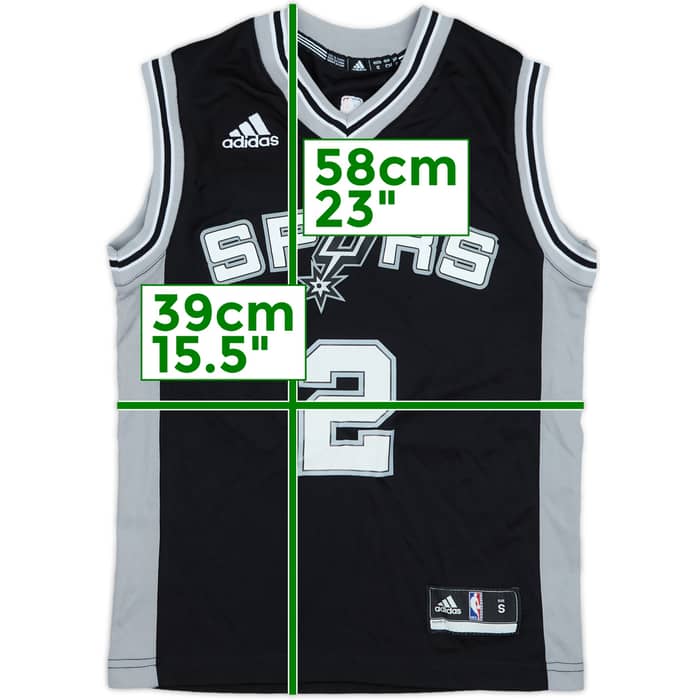 2014-17 San Antonio Spurs Leonard #2 adidas Away Jersey - 10/10 - (S.Boys)