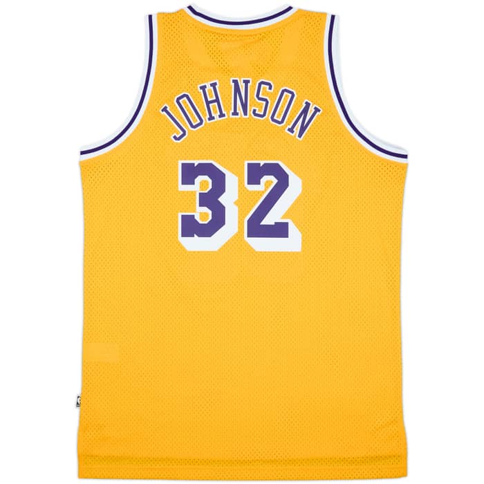 1979-80 LA Lakers Johnson #32 adidas Hardwood Classics Swingman Home Jersey (XL)