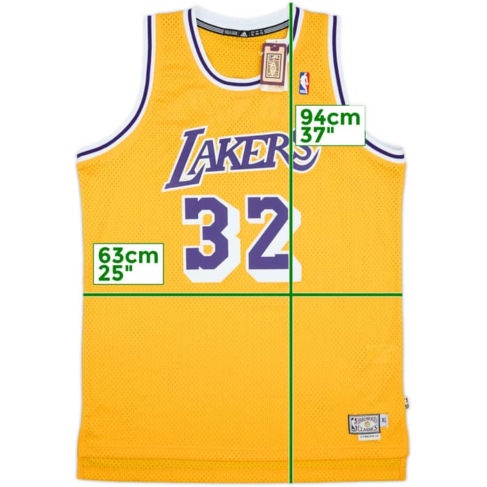 1979-80 LA Lakers Johnson #32 adidas Hardwood Classics Swingman Home Jersey (XL)
