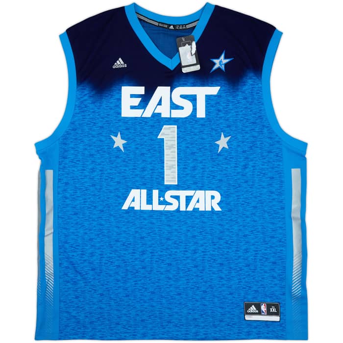 2012 NBA All-Star Team East Rose #1 adidas Jersey (XXL)