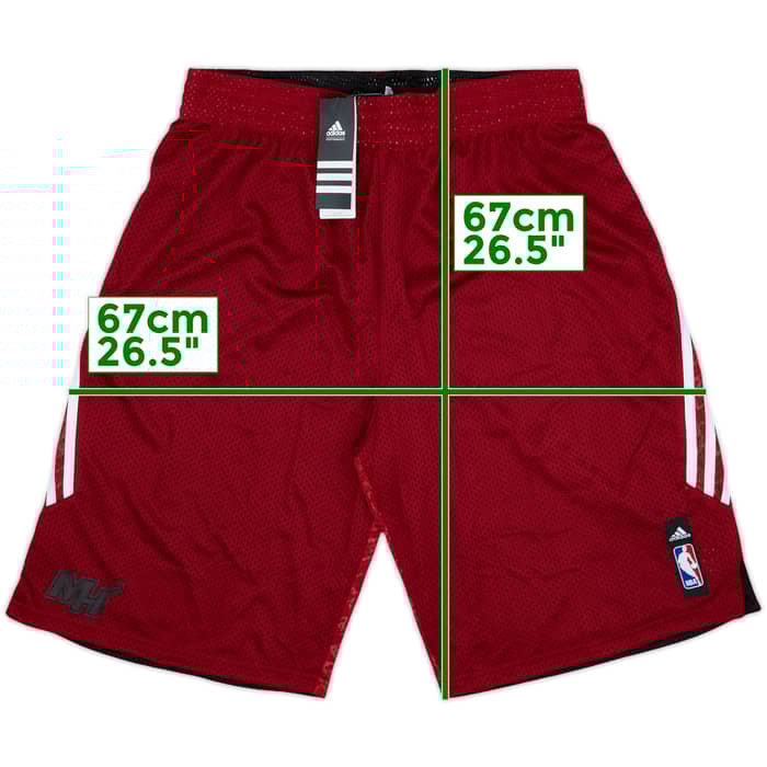 2013-14 Miami Heat adidas Reversible Training Shorts (XL)