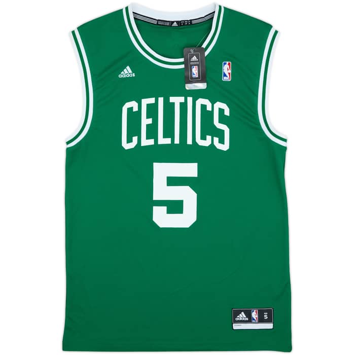 2010-13 Boston Celtics Garnett #5 adidas Away Jersey (S)