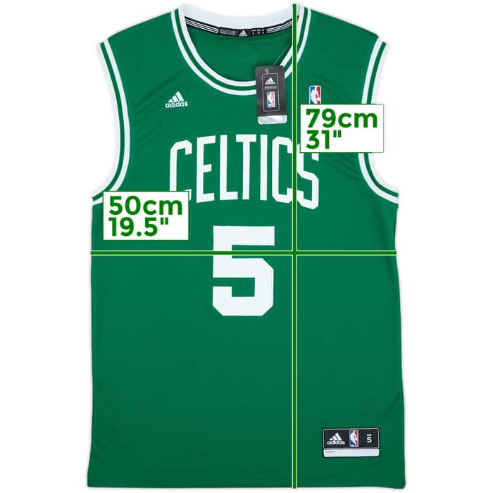 2010-13 Boston Celtics Garnett #5 adidas Away Jersey (S)