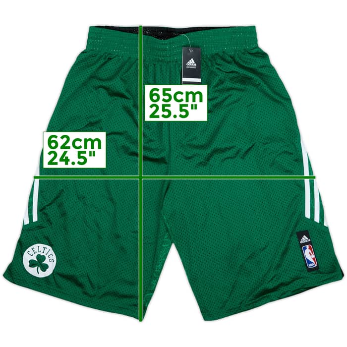 2013-14 Boston Celtics adidas Reversible Training Shorts (L)