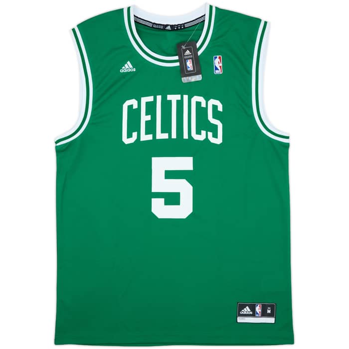 2010-13 Boston Celtics Garnett #5 adidas Away Jersey (M)