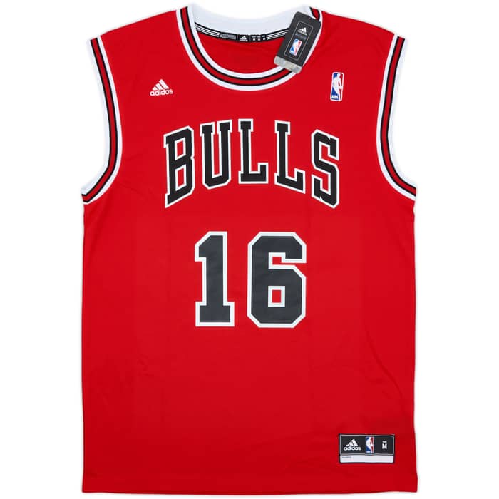 2014 Chicago Bulls Gasol #16 adidas Away Jersey (M)