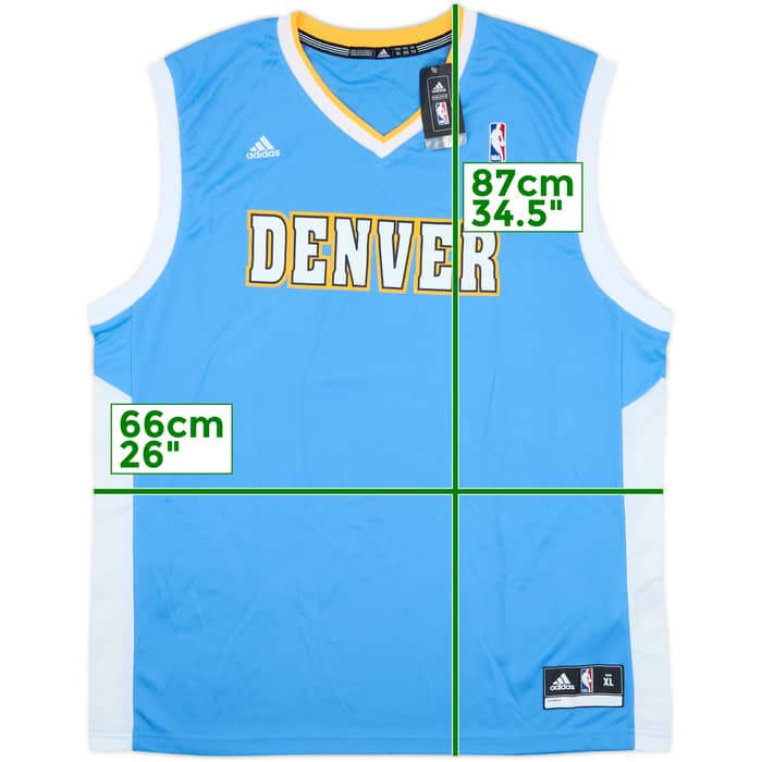 2010-14 Denver Nuggets adidas Away Jersey (XL)