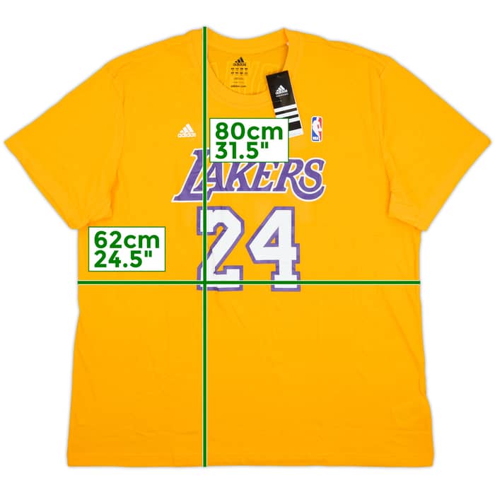 2014-15 LA Lakers Bryant #24 adidas Tee (XL)