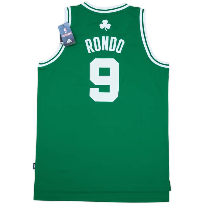 2010-14 Boston Celtics Rondo #9 adidas Swingman Away Jersey (L)