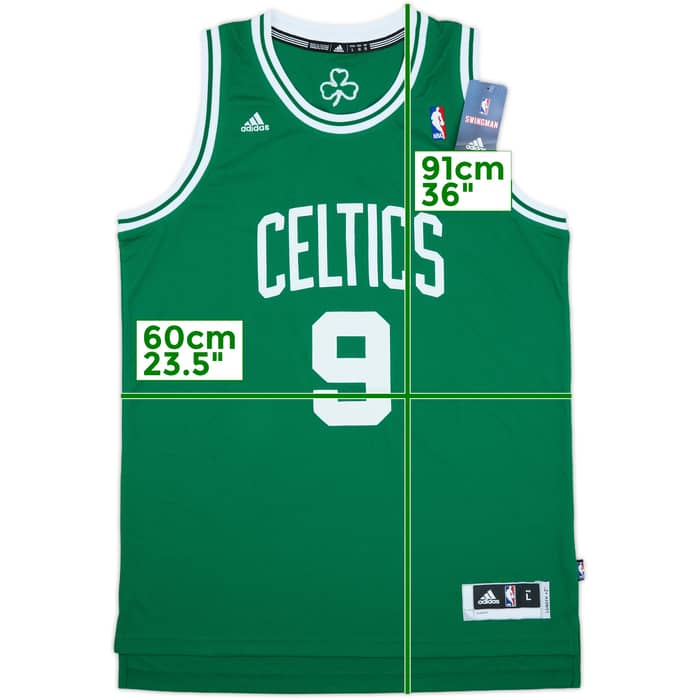 2010-14 Boston Celtics Rondo #9 adidas Swingman Away Jersey (L)