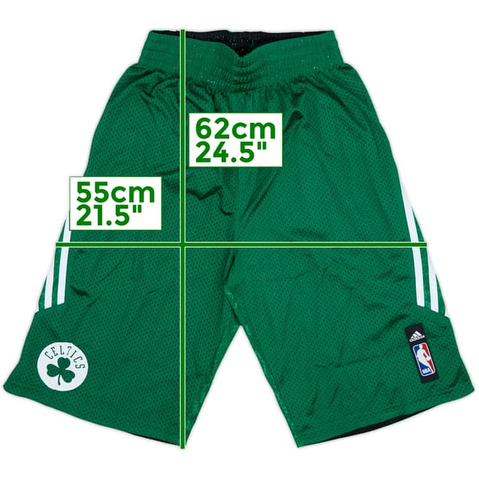 2013-14 Boston Celtics adidas Reversible Training Shorts (S)