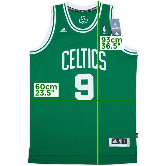 2010-14 Boston Celtics Rondo #9 adidas Swingman Away Jersey (L)