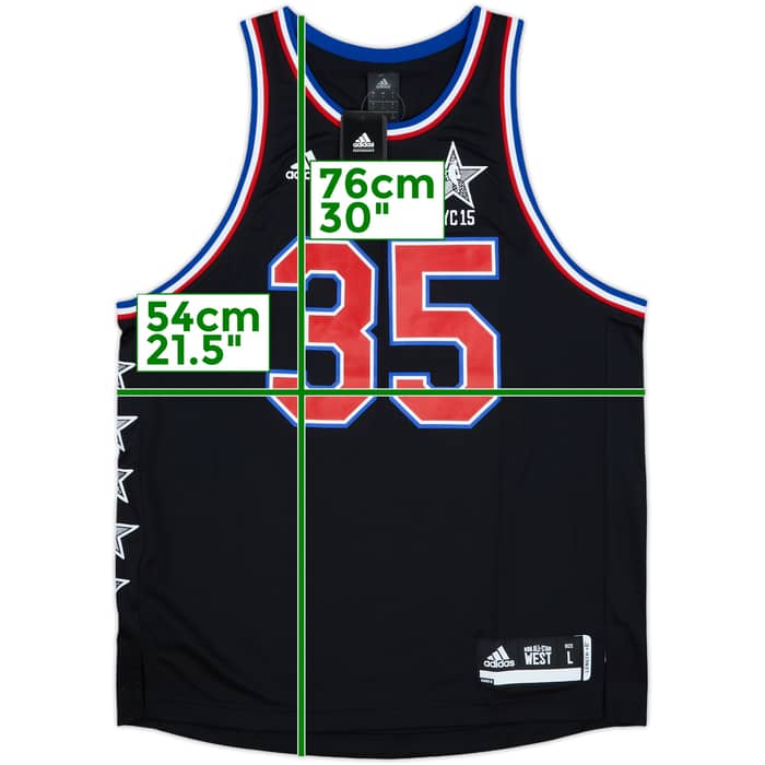 2015 NBA All-Star Team West Durant #35 adidas Jersey (L)