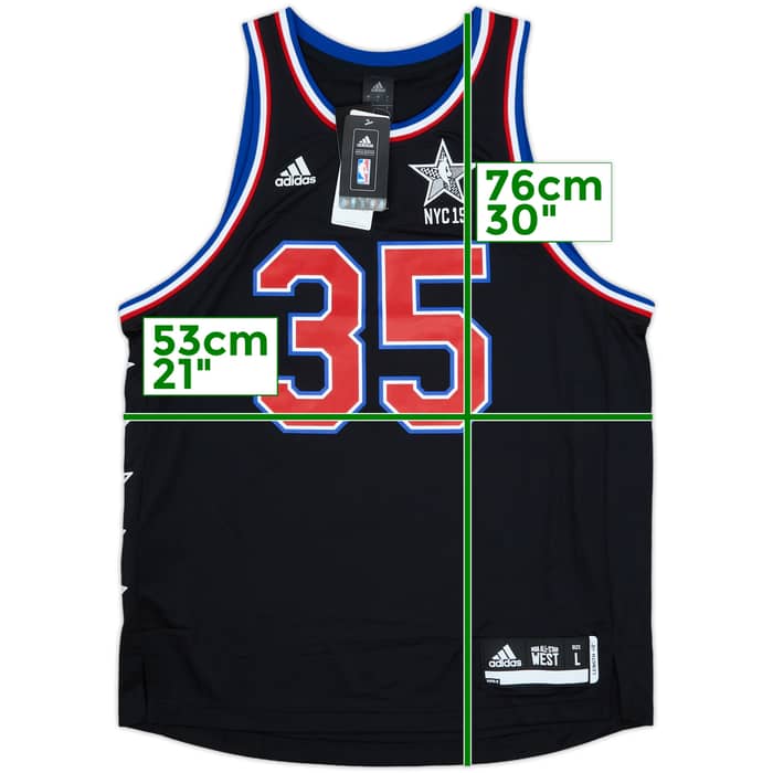 2015 NBA All-Star Team West Durant #35 adidas Jersey (L)