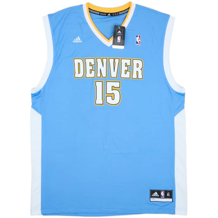 2010-11 Denver Nuggets Anthony #15 adidas Away Jersey (XL)