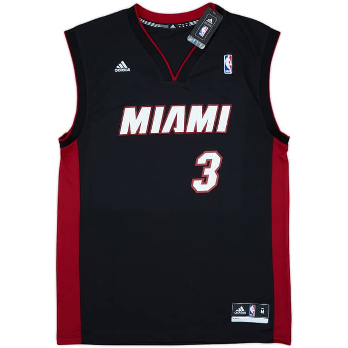 2012-14 Miami Heat Wade #3 adidas Away Jersey (M)