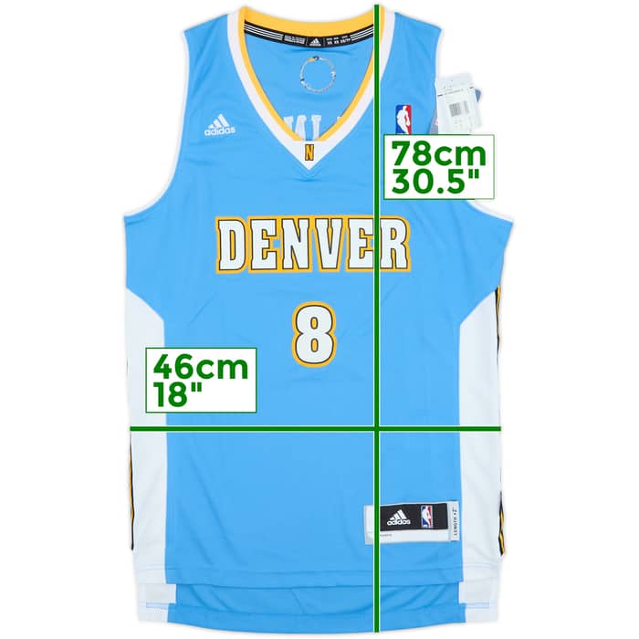 2011-14 Denver Nuggets Gallinari #8 adidas Swingman Away Jersey (XS)